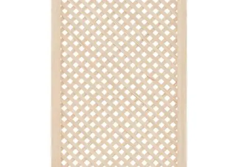 Uși dulap design zăbrele 2 buc. 59,5x99 cm, lemn masiv de pin - 3/5