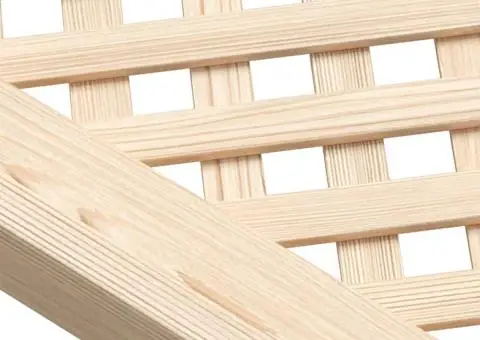 Uși dulap design zăbrele 2 buc. 59,5x99 cm, lemn masiv de pin - 5/5