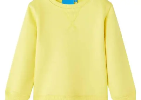 Hanorac pentru copii, galben deschis, 104 - 1/5