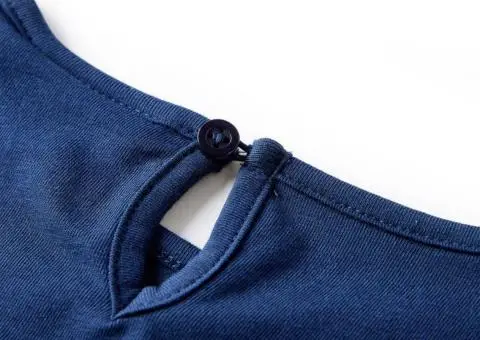 Tricou cu mâneci lungi pentru copii bleumarin 128 - 4/5