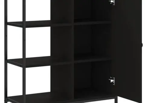 Servantă, negru, 70x30x80 cm, lemn prelucrat - 5/5