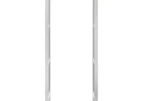 Suport pentru lemne de foc, 50x28x132 cm, oțel inoxidabil - 4/5