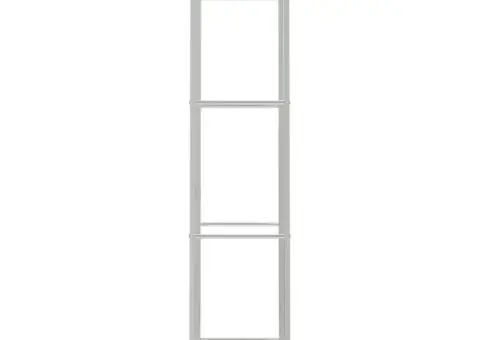 Suport pentru lemne de foc, 50x28x132 cm, oțel inoxidabil - 5/5