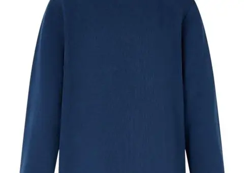 Tricou pentru copii cu mâneci lungi, bleumarin, 116 - 2/5