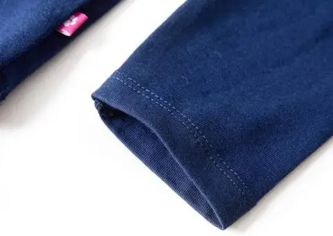 Tricou de copii cu mâneci lungi, bleumarin 116 - 5/5