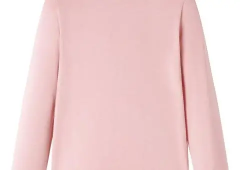 Tricou copii cu mâneci lungi, roz deschis 128 - 2/5