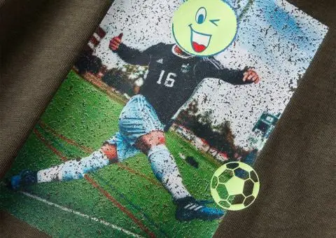 Tricou pentru copii cu mâneci lungi, kaki, 116 - 4/5