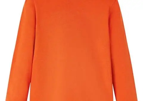 Tricou de copii cu mâneci lungi, portocaliu, 140 - 2/5