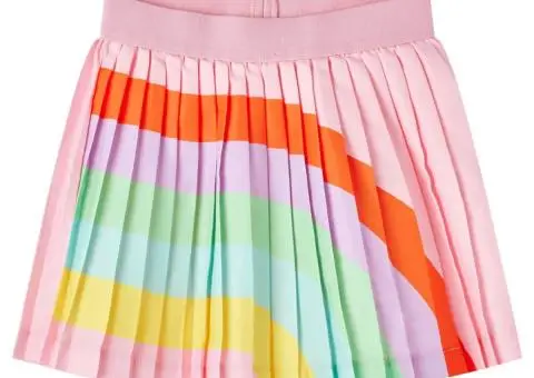 Fustă plisată pentru copii, roz deschis, 116 - 1/5