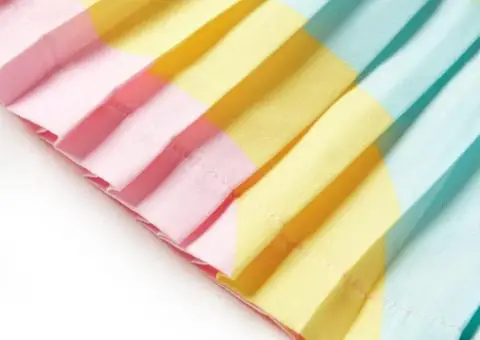 Fustă plisată pentru copii, roz deschis, 116 - 5/5