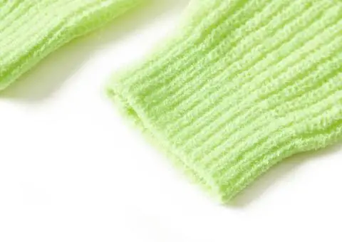 Pulover pentru copii tricotat, galben neon, 92 - 5/5