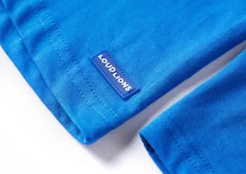 Tricou copii mâneci lungi albastru cobalt 140 - 5/5