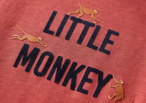 Tricou pentru copii cu mâneci lungi roșu ars 92 - 4/5