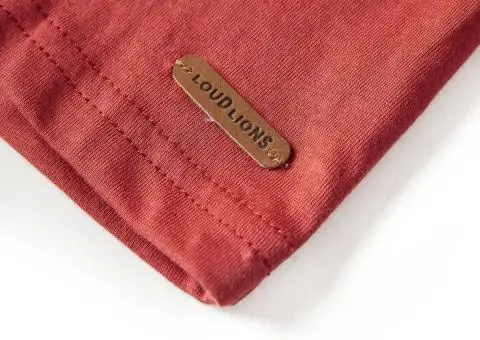 Tricou pentru copii cu mâneci lungi roșu ars 92 - 5/5