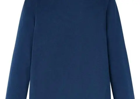 Tricou pentru copii cu mâneci lungi, bleumarin, 128 - 2/5