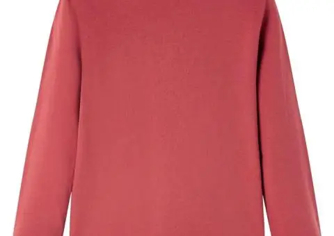 Tricou pentru copii cu mâneci lungi, roșu ars, 140 - 2/5