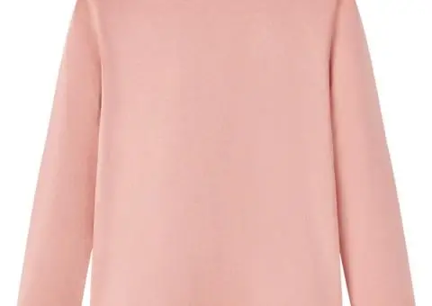 Tricou pentru copii cu mâneci lungi roz deschis 104 - 2/5