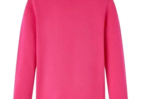 Tricou pentru copii cu mâneci lungi, roz aprins, 104 - 2/5