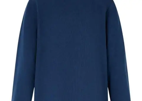 Tricou pentru copii cu mâneci lungi, bleumarin, 140 - 2/5