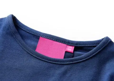 Tricou de copii cu mâneci lungi, bleumarin 92 - 3/5