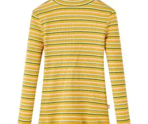 Tricou de copii cu mâneci lungi, ocru, 128