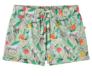 Pantaloni scurți de copii cu șnur, kaki, 92