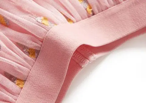 Fustă pentru copii cu tul, roz deschis, 104 - 4/5