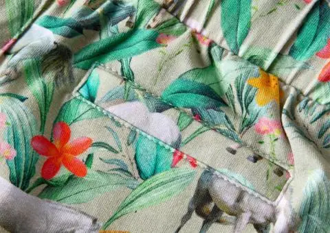 Pantaloni scurți de copii cu șnur, kaki, 140 - 5/5