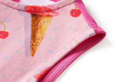 Rochie pentru copii roz aprins, 140 - 4/5