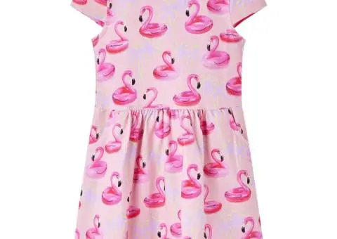 Rochie pentru copii, roz deschis, 140 - 1/5