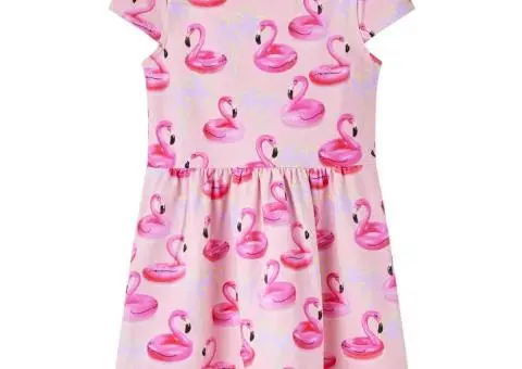 Rochie pentru copii, roz deschis, 140 - 2/5