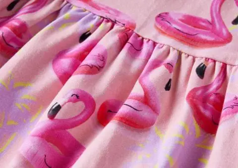 Rochie pentru copii, roz deschis, 140 - 5/5