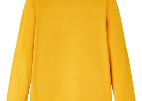 Tricou pentru copii cu mâneci lungi, ocru, 128 - 2/5