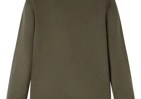 Tricou pentru copii cu mâneci lungi, kaki, 92 - 2/5