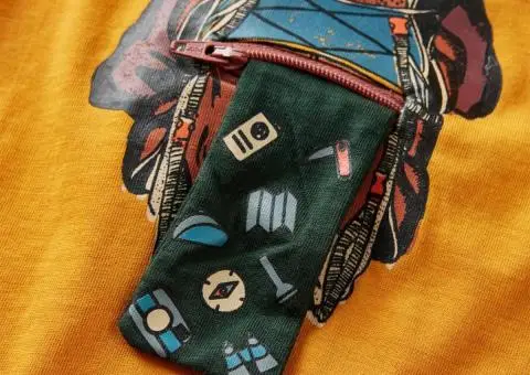 Tricou pentru copii cu mâneci lungi, ocru, 104 - 5/5