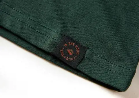 Tricou pentru copii cu mâneci lungi verde închis 92 - 5/5