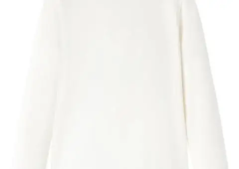 Tricou de copii cu mâneci lungi, ecru, 140 - 2/5