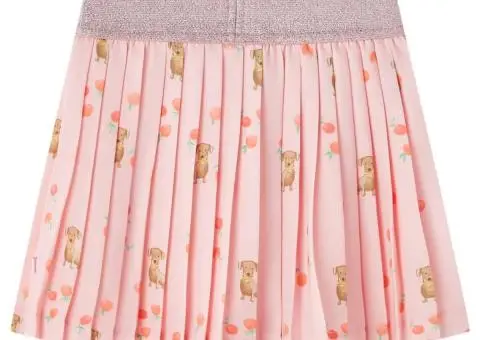 Fusta plisata copii portocaliu deschis 92 - 2/5