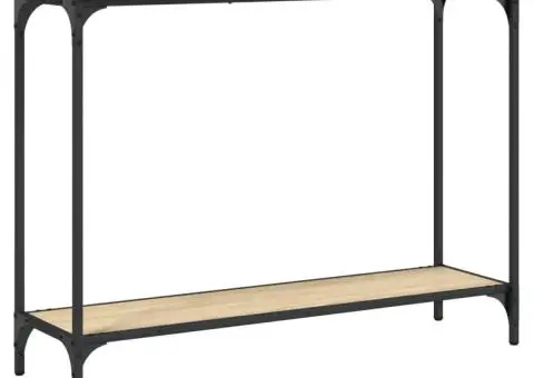 Măsuță consolă, stejar sonoma, 101x30,5x75 cm, lemn prelucrat - 2/5