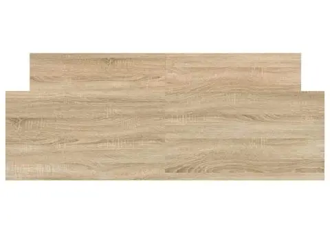 Cadru pat cu tăblie la cap/picioare, stejar sonoma, 140x190 cm - 5/5