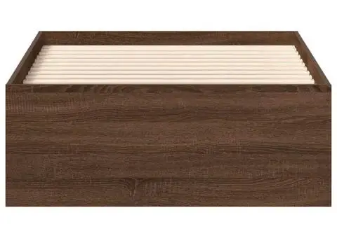 Cadru pat, stejar maro, 100x200 cm - 5/5