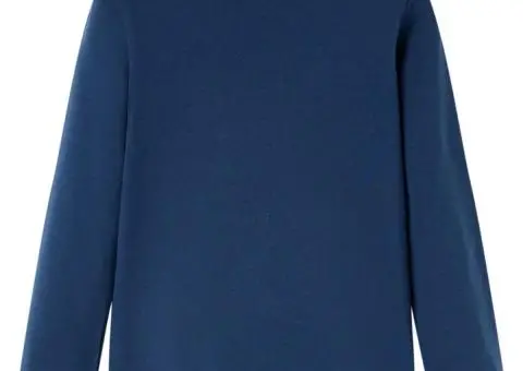 Tricou pentru copii cu mâneci lungi, bleumarin, 116 - 2/5