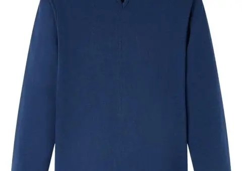 Tricou cu mâneci lungi pentru copii, bleumarin, 104 - 2/5