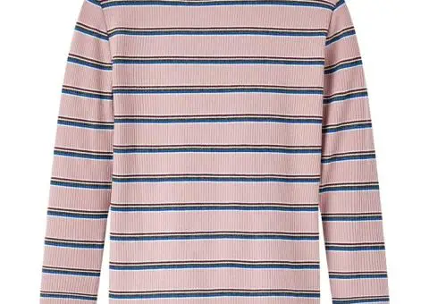 Tricou pentru copii cu mâneci lungi, roz deschis, 116 - 2/5