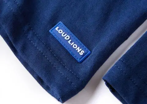 Tricou de copii cu mâneci lungi bleumarin 92 - 5/5