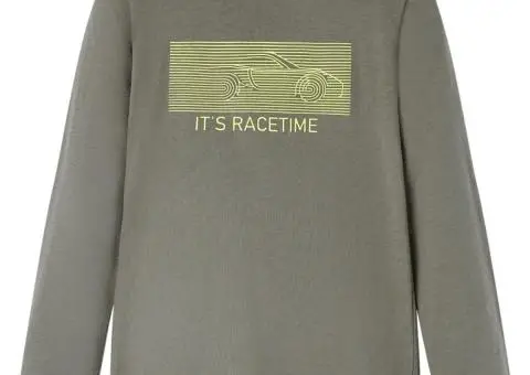 Tricou pentru copii cu mâneci lungi, kaki, 104 - 1/5