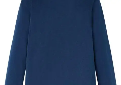 Tricou pentru copii cu mâneci lungi, bleumarin, 92 - 2/5