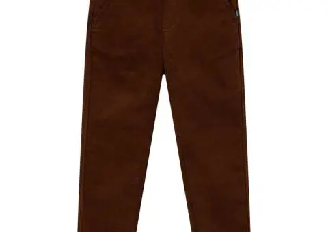 Pantaloni de copii, coniac, 92 - 1/5