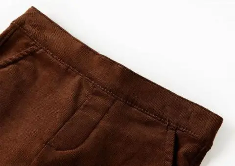 Pantaloni de copii, coniac, 92 - 3/5