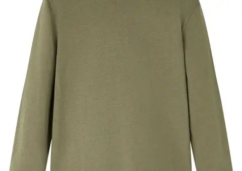 Tricou pentru copii cu mâneci lungi, kaki, 92 - 2/5